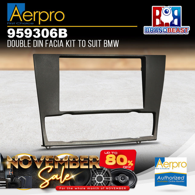 Aerpro 959306B Double DIN Facia Kit to Suit BMW 3