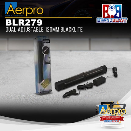 Aerpro BLR279 Dual Adjustable 120mm Blacklite