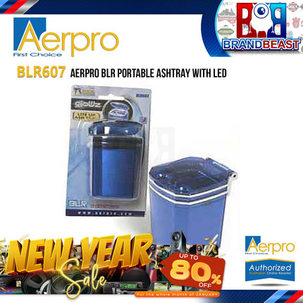 Aerpro BLR607 BLR Portable Ashtray with LED