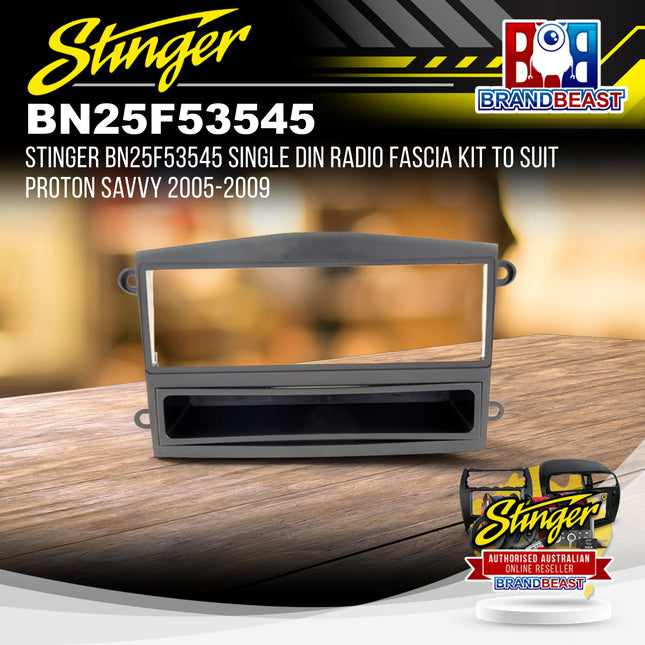 Stinger BN25F53545 Single DIN Radio Fascia Kit To Suit Proton Savvy 2005-2009