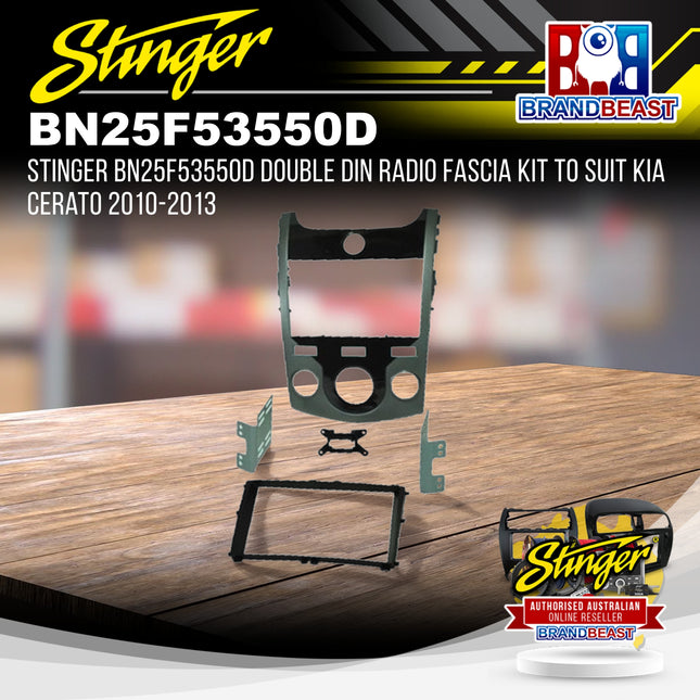 Stinger BN25F53550D Double DIN Radio Fascia Kit To Suit Kia Cerato 2010-2013