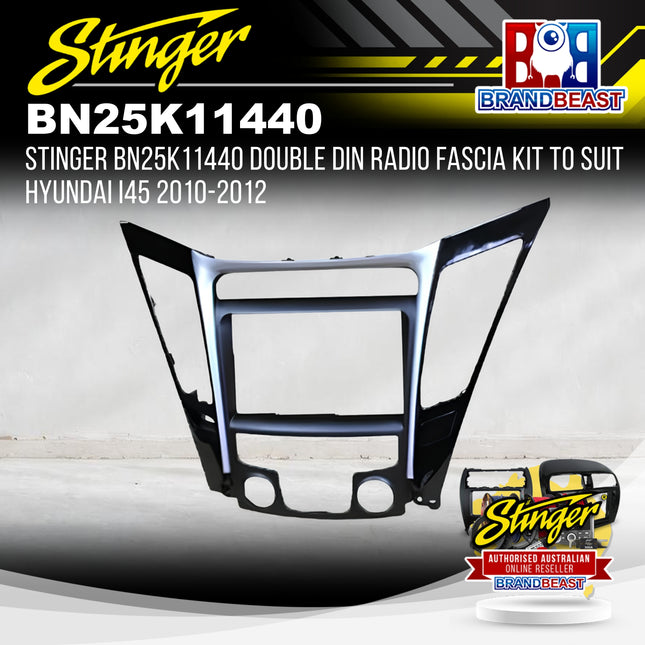 Stinger BN25K11440 Double DIN Radio Fascia Kit To Suit Hyundai i45 2010-2012