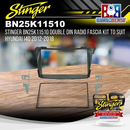 Stinger BN25K11510 Double DIN Radio Fascia Kit To Suit Hyundai i40 2012-2018