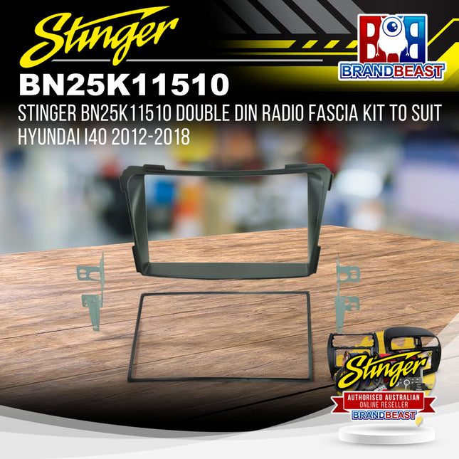 Stinger BN25K11510 Double DIN Radio Fascia Kit To Suit Hyundai i40 2012-2018