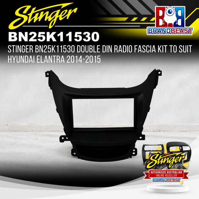 Stinger BN25K11530 Double DIN Radio Fascia Kit To Suit Hyundai Elantra 2014-2015