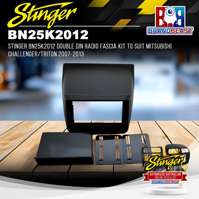 Stinger BN25K2012 2-DIN Radio Fascia For Mitsubishi Challenger/Triton 2007-2013