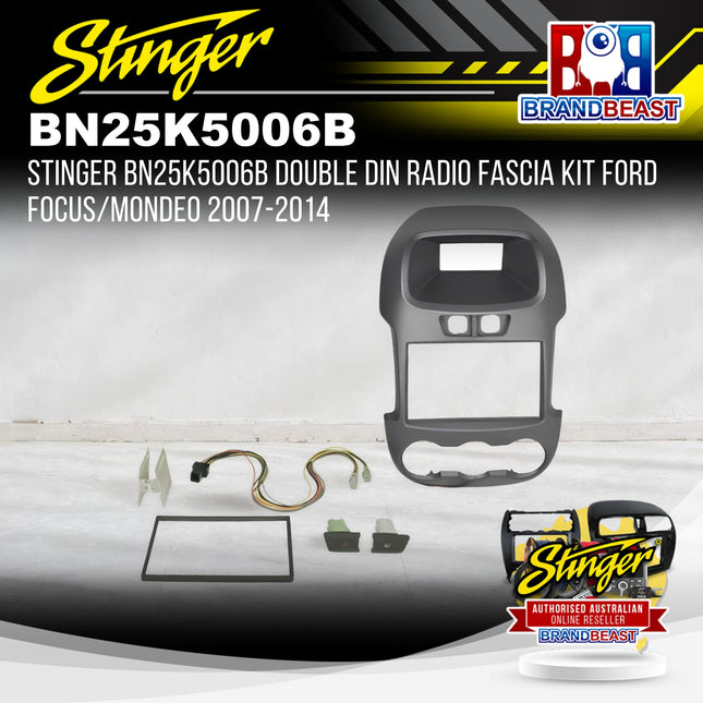 Stinger BN25K5006B Double DIN Radio Fascia Kit Ford Focus/Mondeo 2007-2014