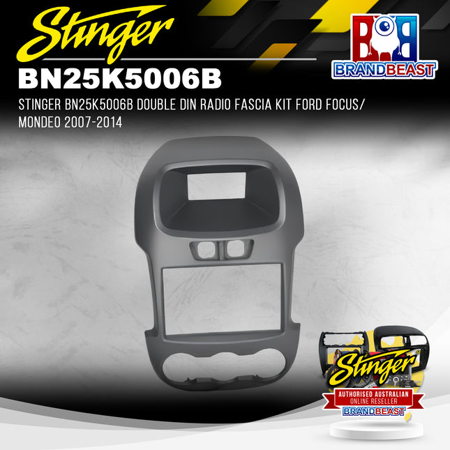 Stinger BN25K5006B Double DIN Radio Fascia Kit Ford Focus/Mondeo 2007-2014