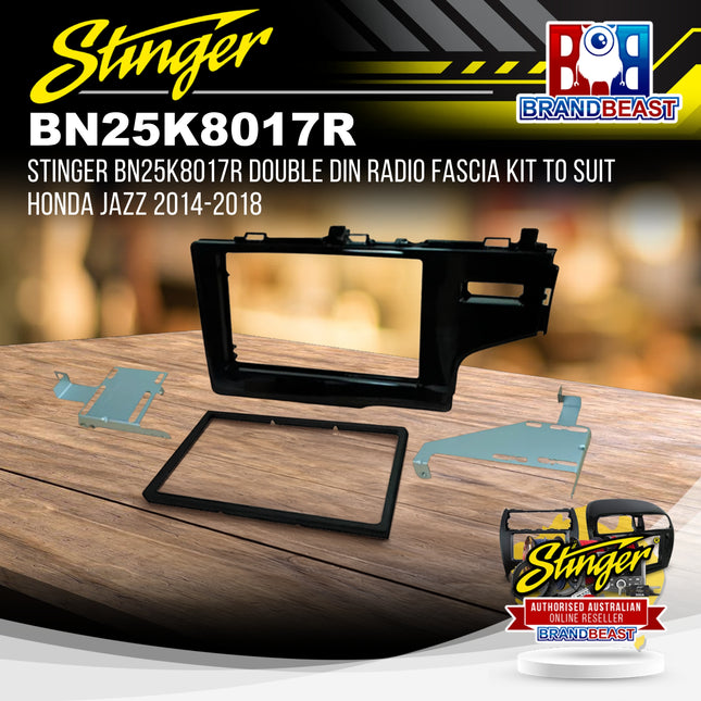 Stinger BN25K8017R Double DIN Radio Fascia Kit to Suit Honda Jazz 2014-2018