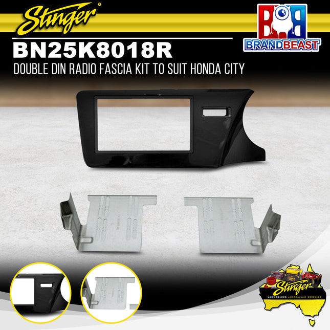 Stinger BN25K8018R Double DIN Radio Fascia Kit to Suit Honda City 2013-2018