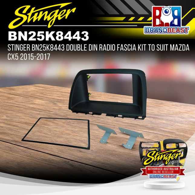 Stinger BN25K8443 Double DIN Radio Fascia Kit To Suit Mazda CX5 2015-2017