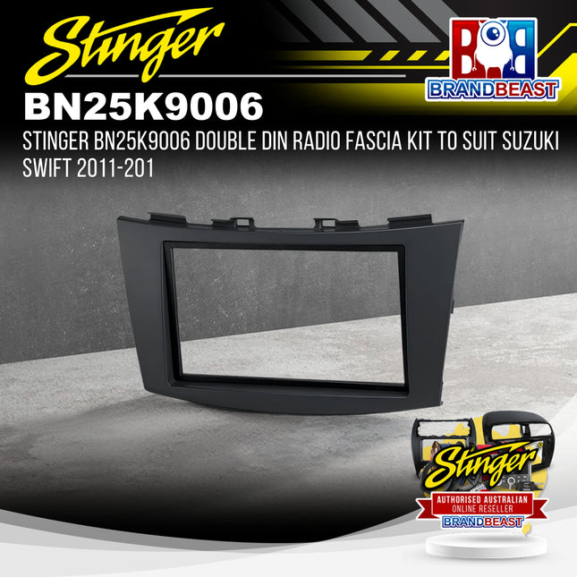 Stinger BN25K9006 Double DIN Radio Fascia Kit to Suit Suzuki Swift 2011-2016
