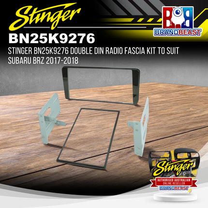 Stinger BN25K9276 Double DIN Radio Fascia Kit To Suit Subaru BRZ 2017-2018