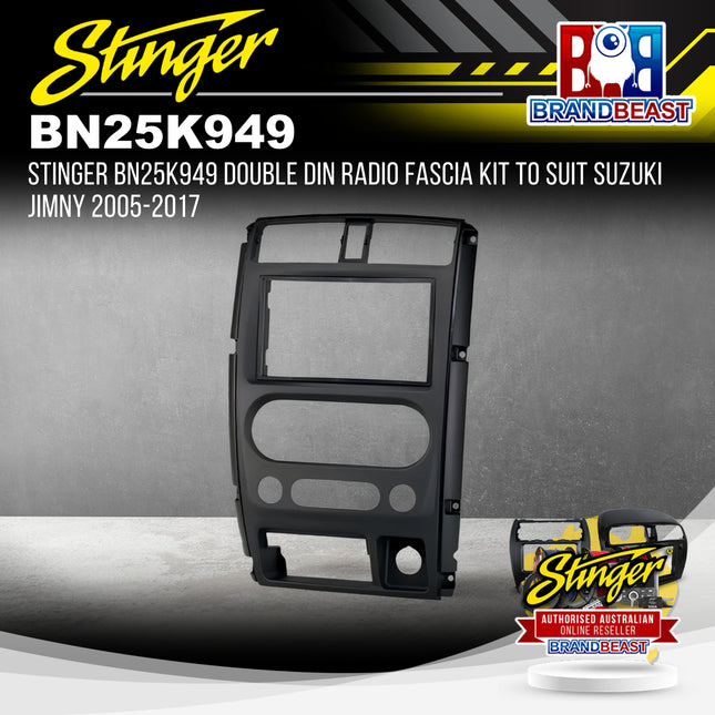 Stinger BN25K949 Double DIN Radio Fascia Kit To Suit Suzuki Jimny 2005-2017