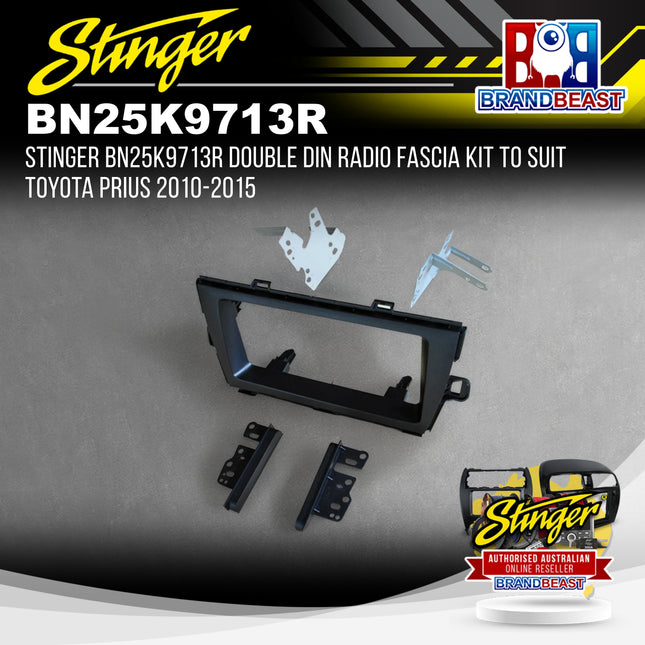 Stinger BN25K9713R Double DIN Radio Fascia Kit To Suit Toyota Prius 2010-2015