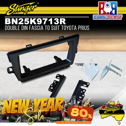 Stinger BN25K9713R Double DIN Radio Fascia Kit To Suit Toyota Prius 2010-2015