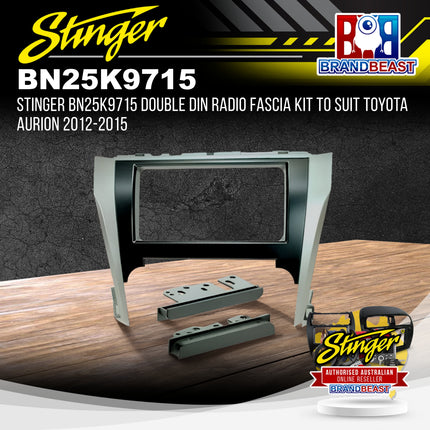 Stinger BN25K9715 Double DIN Radio Fascia Kit To Suit Toyota Aurion 2012-2015