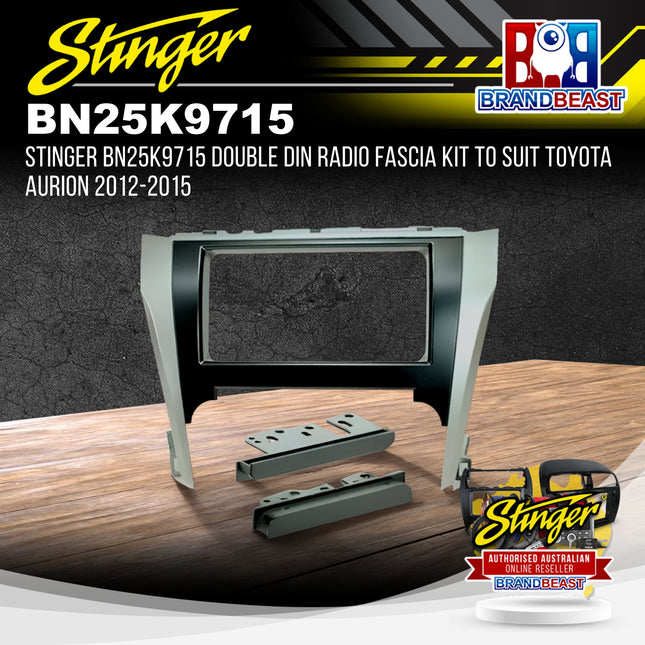 Stinger BN25K9715 Double DIN Radio Fascia Kit To Suit Toyota Aurion 2012-2015