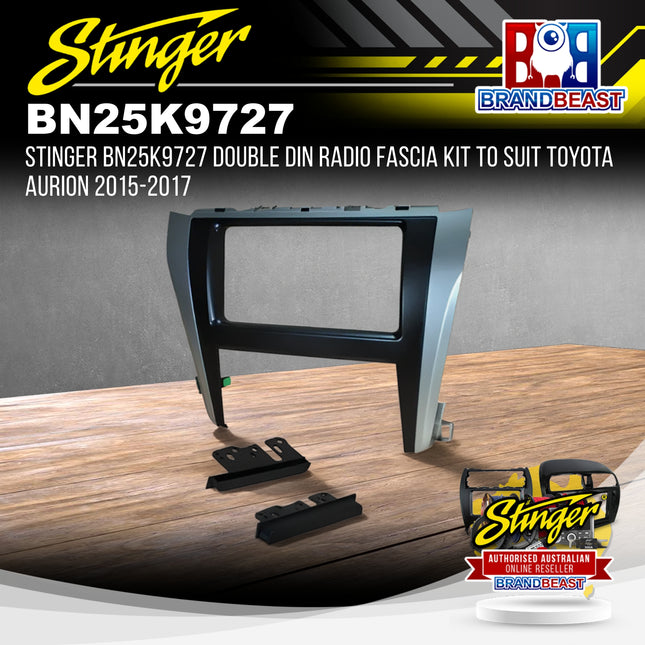 Stinger BN25K9727 Double DIN Radio Fascia Kit To Suit Toyota Aurion 2015-2017
