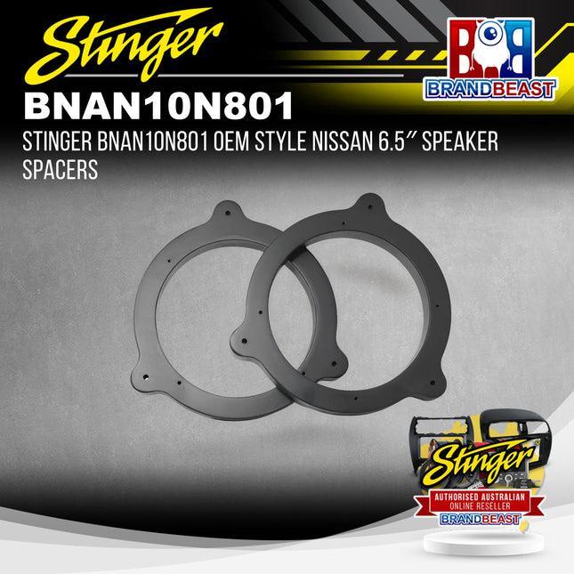 Stinger BNAN10N801 OEM Style Nissan 6.5" Speaker Spacers