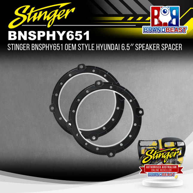 Stinger BNSPHY651 OEM Style Hyundai 6.5" Speaker Spacer