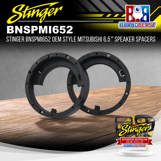 Stinger BNSPMI652 OEM Style Mitsubishi 6.5" Speaker Spacers