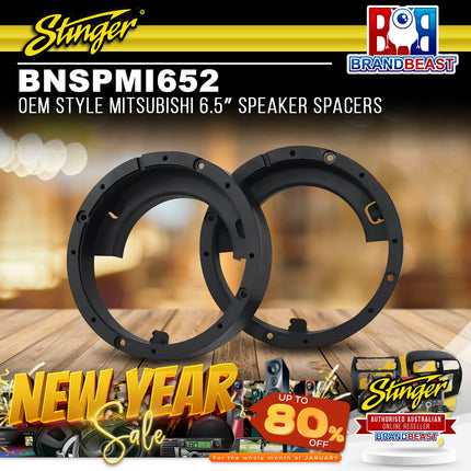 Stinger BNSPMI652 OEM Style Mitsubishi 6.5‚Ä≥ Speaker Spacers