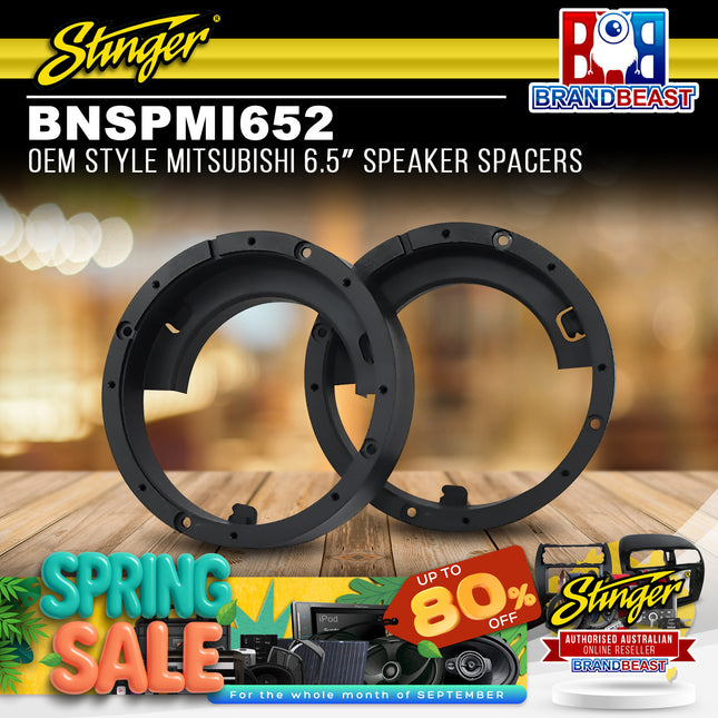 Stinger BNSPMI652 OEM Style Mitsubishi 6.5" Speaker Spacers