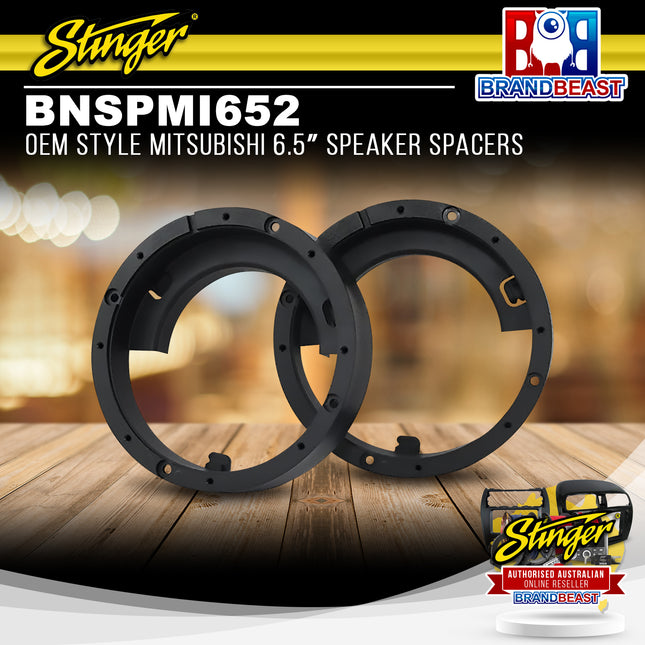 Stinger BNSPMI652 OEM Style Mitsubishi 6.5" Speaker Spacers