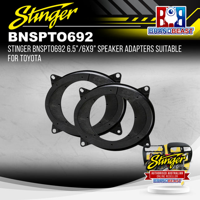 Stinger BNSPTO692 OEM Style Toyota 6×9″ Speaker Spacers