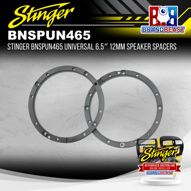 Stinger BNSPUN465 Universal 6.5″ 12mm Speaker Spacers