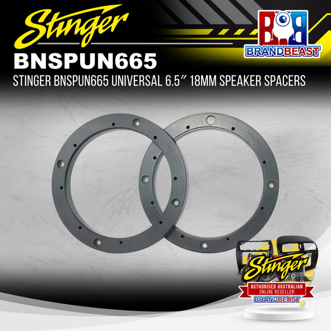 Stinger BNSPUN665 Universal 6.5" 18mm Speaker Spacers