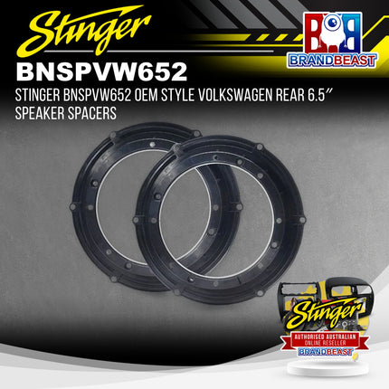 Stinger BNSPVW652 OEM Style Volkswagen Rear 6.5" Speaker Spacers
