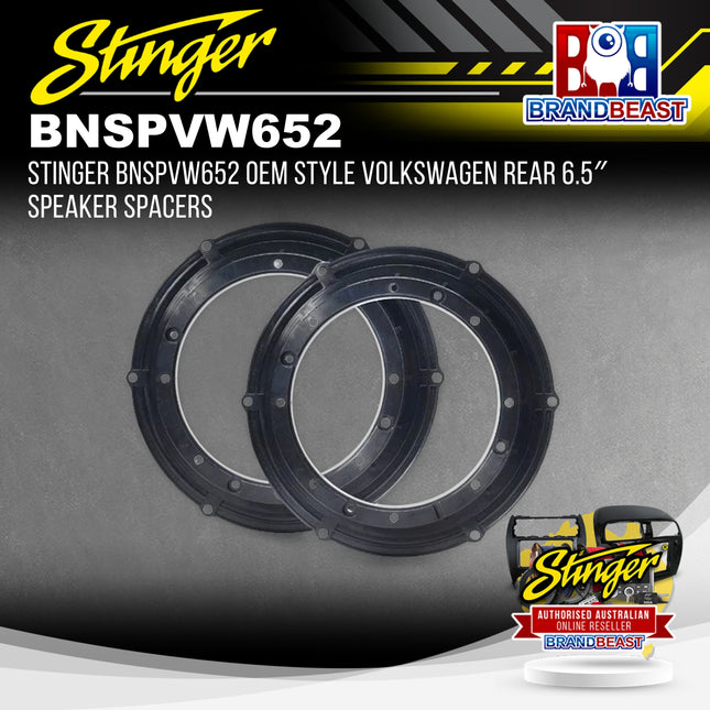 Stinger BNSPVW652 OEM Style Volkswagen Rear 6.5" Speaker Spacers