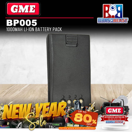 GME BP005 1000mah Li-ion Battery Pack - Suit TX630/GX620