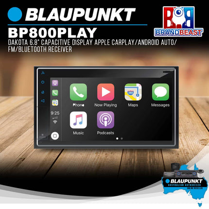 Blaupunkt BP800PLAY Dakota 6.8" Apple Carplay/Android Auto/FM/Bluetooth Receiver