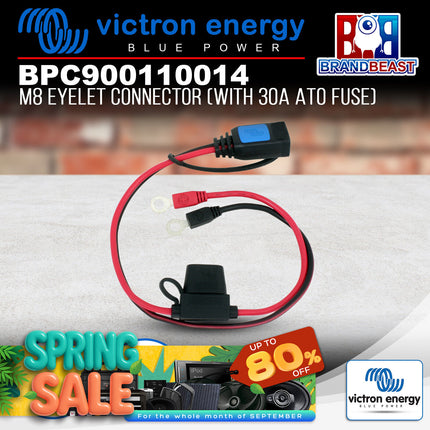 Victron Energy BPC900110014 Blue Smart Charger M8 Eyelet Connector with 30A ATO