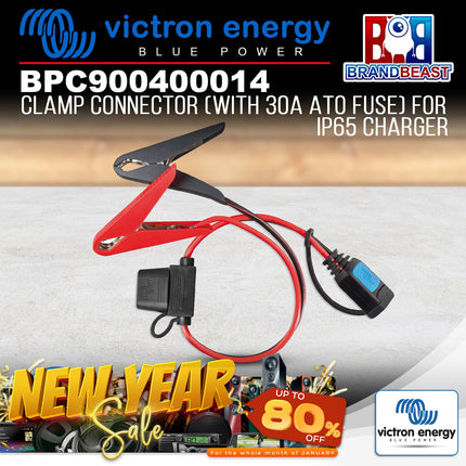 Victron Energy BPC900400014 Clamp Connector (With 30A ATO Fuse) For IP65 Charger