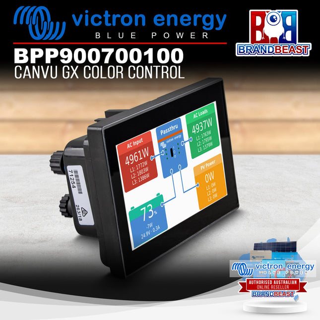 Victron Energy BPP900700100 CANvu GX Color Control