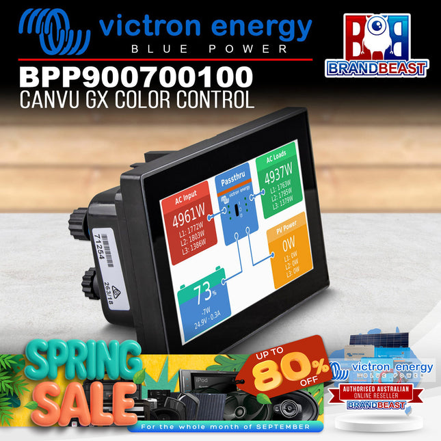Victron Energy BPP900700100 CANvu GX Color Control
