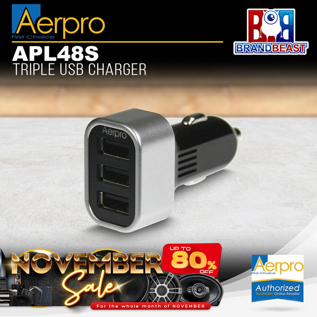 Aerpro APL48S Triple USB Charger