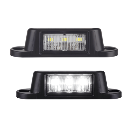 Roadvision BR15B LED Licence Plate Lamp Black Body 10-30V ADR