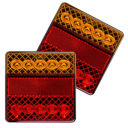 Roadvision BR208LR LED Stop Tail Indicator Lamp Twin Pack 12V
