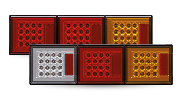 Roadvision BR502ARW LED Rear Combination Lamp - Stop/Tail/Indicator/Reverse Mini Jumbo
