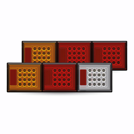 Roadvision BR502ARW LED Rear Combination Lamp - Stop/Tail/Indicator/Reverse Mini Jumbo