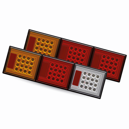 Roadvision BR502ARW LED Rear Combination Lamp - Stop/Tail/Indicator/Reverse Mini Jumbo