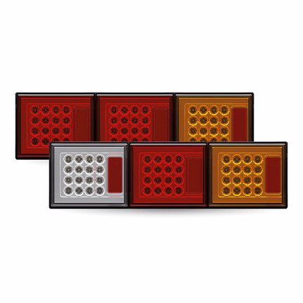 Roadvision BR502ARW LED Rear Combination Lamp - Stop/Tail/Indicator/Reverse Mini Jumbo