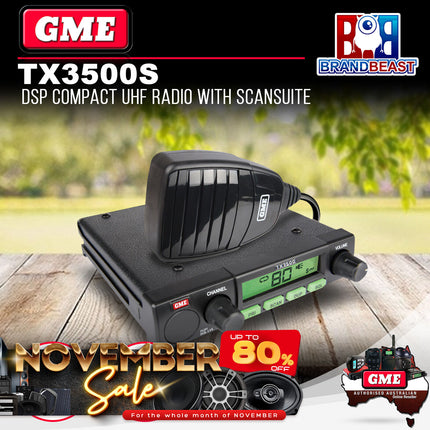 GME TX3500S 5 Watt Compact UHF CB Radio With Scansuite™