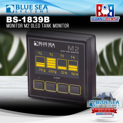 Blue Sea Systems BS-1839B Monitor M2 OLED Tank Monitor