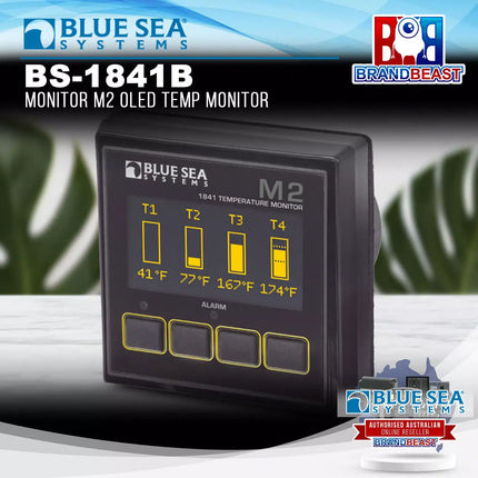 Blue Sea Systems BS-1841B Monitor M2 OLED Temp Monitor